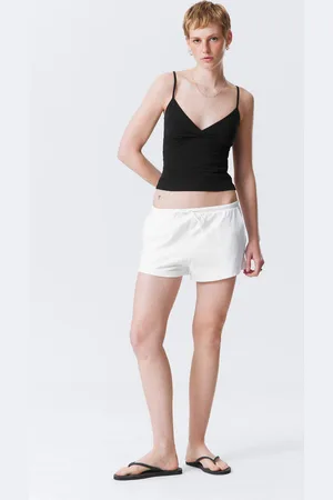 Weekday Mid Rise Mini Jersey Shorts