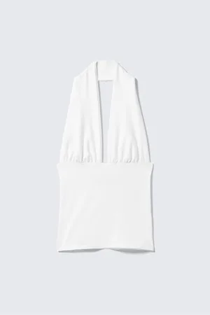 Weekday Deep Halterneck Top