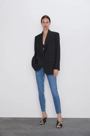 Zara Kvinder Skinny - Jeans zw premium 80's skinny bering blue